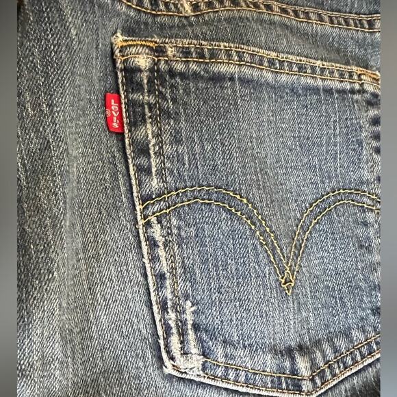 Levi Strauss NouveaU 515 M Boot Cut Jeans Denim Size 14M Woman's Straight Leg Bo - Picture 8 of 11
